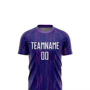 Camisetas de Fútbol para Hombre de Alta Calidad, Bordado Personalizado, Impresión por Sublimación, Logotipo, Parches, Malla Transpirable, Anti-UV, Secado Rápido - Product Image 2
