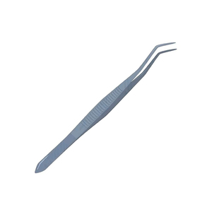 Pinzas dentales de uso clínico, instrumento dental para colocación precisa de algodón y apósitos, alicates de acero inoxidable. - Product Image 1