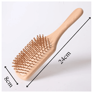 Peine de bambú hecho a mano con material de madera de bambú para peinado, uso estético y accesorio de salón, origen Vietnam. - Product Image 2