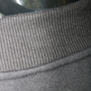 เสื้อสเวตเชิ้ตคอเต่าสีดำ ACSC BLACK ASH GREY ปักลายสีดำ 100% คอเสื้อกว้าง ยี่ห้อ CLUSH INDUSTRIES - Product Image 5