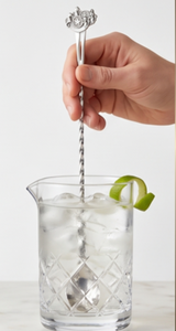 Cuillère à cocktail classique en acier inoxydable, outil de mélange durable pour agiter les cocktails, accessoires de bar - Product Image 3