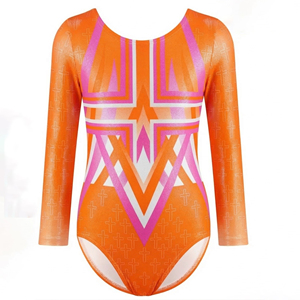 Justaucorps de cheerleading pour filles en spandex à manches longues, de haute qualité et à prix abordable, avec couleurs et designs personnalisés pour la compétition et l'entraînement - Product Image 3