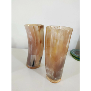 Vaso de Cerveza de Cuerno de Búfalo Hecho a Mano en India, Ecológico, de Primera Calidad, con Diseño de Animales, para Cerveza o Sidra, con Tamaño Personalizado - Product Image 2