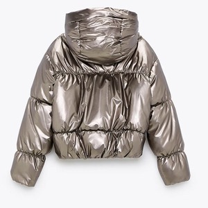 Vestes matelassées pour hommes, style tendance, logo personnalisé, fermeture éclair, coupe-vent, manches longues, fabrication sur mesure. - Product Image 6