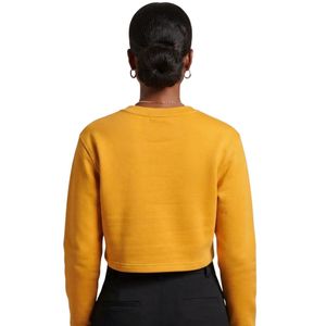Sigma Gamma Rho Gold Cropped Crewneck Sweater Premium Knit Pullover Short Length Winter Embroidery Fashion Sweatshirt Women's - Product Image 3