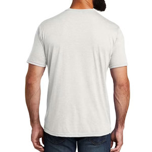 Custom Logo Men <b>Plain</b> <b>White</b> <b>Tee</b> Shirts 100% Cotton Blank Screen Print Embroidery Promotional Apparel Wholesale Bulk T Shirt - Product Image 6