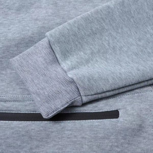 Wholesale Winter Hooded Casual Solid Men Sportswear Jogging Tracksuits Drawstring Lightweight Cotton <b>Wind</b> <b>Breaker</b> - Product Image 6