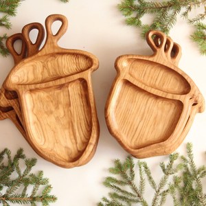 Plateau décoratif en bois naturel fait main, forme irrégulière, pour table à manger, table basse, entrée, décoration intérieure - Product Image 3