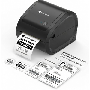 เครื่องพิมพ์ฉลากความร้อนความละเอียดสูง B0FR4VWBR4 สำหรับขายส่ง 300 DPI เครื่องพิมพ์บาร์โค้ด บลูทูธ อีเธอร์เน็ต USB-OEM ฉลากบรรจุภัณฑ์ - Product Image 1