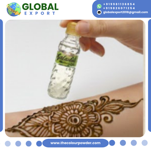 Aceite de henna de alta demanda, fórmula de larga duración y brillo de color, certificado ISO, empaque en cartón, para acabado de tatuajes temporales. - Product Image 4