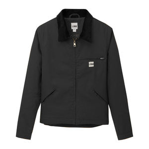 Veste cargo légère en toile enduite pour homme, imperméable, coupe-vent, confortable, veste d'hiver, logo personnalisé, design à capuche - Product Image 3