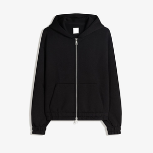 Ensemble de survêtement ample style classique avec double fermeture éclair, sweat à capuche épais 500 GSM et pantalon de jogging large, style streetwear hip-hop - Product Image 6