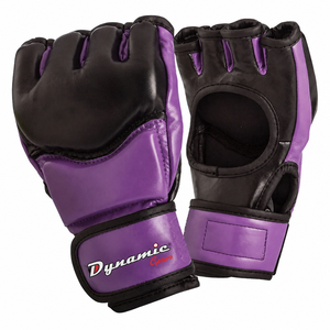 Factory Directly Sales PU Leather Laced Hand Grips Lightweight Breathable Boxing <b>Gloves</b> Black Training Professional MMA <b>Gloves</b> - Product Image 5