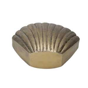 Vase de table en bronze style côtier tendance, pièce décorative faite à la main - Product Image 3