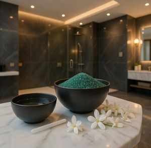 เกลืออาบน้ำหินหิมาลัยธรรมชาติ & น้ำแช่สปาแบบแกะสลักที่เป็นมิตรต่อสิ่งแวดล้อม พร้อมน้ำมันหอมระเหยบริสุทธิ์เพื่อผ่อนคลายร่างกายและจิตใจ - Product Image 3