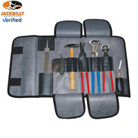 Kit d'outils de fermeur professionnel 7 pièces, ensemble complet pour l'entretien et la soin des sabots de cheval, avec pince à sabots, coupe-sabots, couteau à sabots et extracteur de sabots