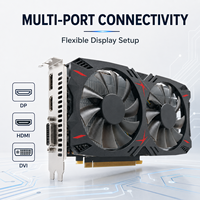Nouvelle carte graphique de jeu GTX 960M 8 Go DDR5 128 bits à double ventilateur 4K PCI Express 3.0 X16 pour PC de bureau