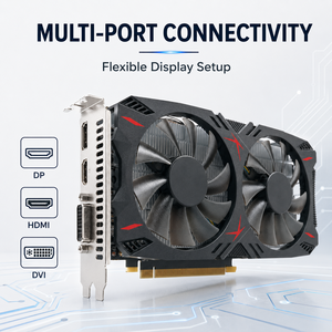 การ์ดจอ <span class=keywords><strong>GTX</strong></span> <span class=keywords><strong>960M</strong></span> 8GB DDR5 128Bit พัดลมคู่ รองรับ 4K สำหรับเล่นเกม PCI Express 3.0 X16 สำหรับคอมพิวเตอร์ตั้งโต๊ะ - Product Image 5