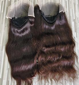 Peluca de pelo Remy suave de alta calidad, trama cruda sin procesar, templo indio, ONDA DE AGUA, Natural onda suelta, peluca de templo indio de alta calidad - Product Image 6