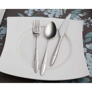 Hot <b>Sale</b> Restaurant Wedding Stainless Steel Spoon Fork & <b>Knife</b> Cutlery <b>Set</b> Full Hammered Design Handle Silver Nickle Plated - Product Image 1