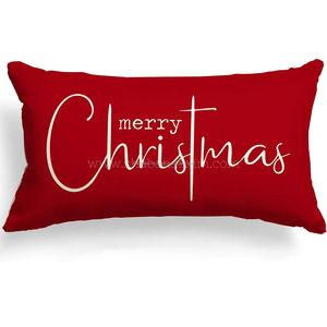 2024 luxe noël célébration housse de coussin à la main Vintage Festival motif lavable décor à la maison Souvenir cadeau pour x-mas - Product Image 3