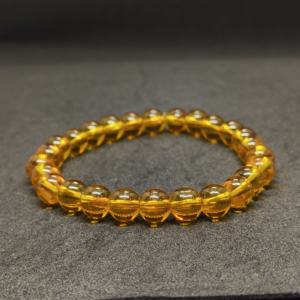 Natural Citrine <b>Bracelet</b> 10mm Bead Fashion <b>Bracelet</b> Birthday Gift Holiday Gift Anniversary Celebration Party <b>Bracelet</b> - Product Image 1