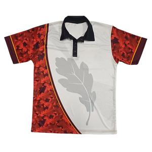 Custom All-Over Print Quick-Dry Poly-Spandex Cotton Blend Short Sleeve <b>Collared</b> Golf Polo <b>Shirts</b> for <b>Men</b> Premium - Product Image 6