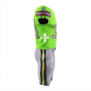 Conjunto de Uniforme de Fútbol Americano para Hombre, Cuello en V, Sublimado, 100% Poliéster, Cómodo, para Todas las Temporadas - Product Image 4