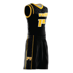 Nouvelle conception, uniforme de basketball respirant pour jeunes, hautement recommandé, uniforme de basketball ajusté par sublimation - Product Image 3