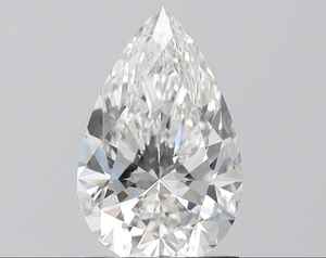 Diamante JC de 0.50 CT, Corte Pera Brillante, Color F, VVS2-VS1, Sin Certificado, Cultivado en Laboratorio, para Joyería - Product Image 1