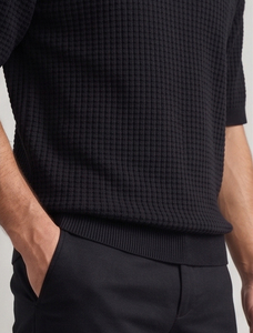 T-shirt gaufré d'été pour homme à manches courtes et col rond, séchage rapide, coupe-vent - Product Image 3