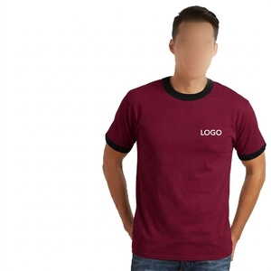 Camiseta Deportiva Unisex de Verano al por Mayor, de Secado Rápido, Transpirable, Elástica, Antiencogimiento, de Manga Corta, Lisa, Teñida, Personalizada, Estampada - Product Image 2