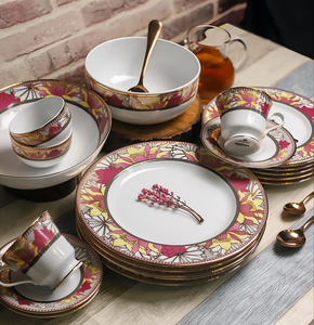 Juego de regalo de vajilla de cerámica, elegante colección de vajilla para ocasiones especiales, para servir en el hogar, decorar y regalar. - Product Image 1