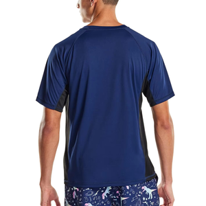T-shirt de sport populaire pour hommes, matière anti-transpiration, coupe athlétique extensible, vêtement d'exercice léger, couleurs personnalisables - Product Image 2