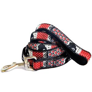 Owl-Eyed Tough Stitched Embroidered <b>Pet</b> Collar with <b>Leash</b> - Product Image 3