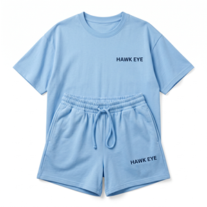 Conjunto de Verano de Alta Calidad, Camiseta de Manga Corta Holgada y Pantalones Cortos, Ropa Deportiva Personalizada, Ropa Informal, Conjunto de 2 Piezas para Mujer - Product Image 4