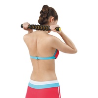 Bâton de massage sportif ANCORE avec accessoires pour la santé et la relaxation, avec plusieurs rouleaux à boutons, modèle MGS012 TW, origine MOQ 300