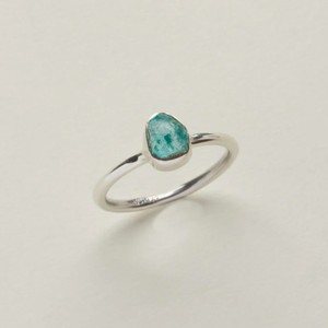 Silver Plated Raw Gemstone <b>Ring</b> Jewelry - Birthstone Handmade <b>Rings</b> - Stackable Wholesale <b>Ring</b> - Product Image 2