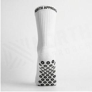 North Approach Crew <b>Socks</b> White <b>Breathable</b> Running <b>Socks</b> for Adults - Product Image 2