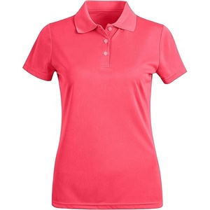 Camiseta Polo Casual de Manga Corta para Mujer, 100% Algodón, Material de Punto - Product Image 3