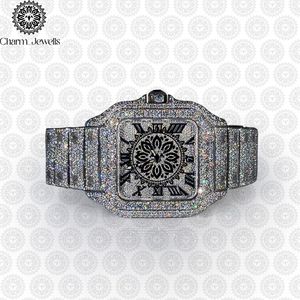 Charm_Jewells Luxury Stainless Steel <b>Watch</b> Rectangle Dial Sapphire Crystal Quartz Movement Unisex Fashion Design - Product Image 1