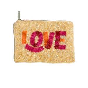 Pochette à monnaie en perles de qualité supérieure - 5,5 x 4,5 / bleu / pochette à monnaie fabriquée à la main en Inde pour femmes par AFZA ENTERPRISES - Product Image 1