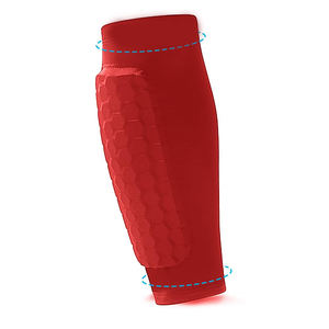 Protège-tibias de football haute qualité 2026 avec manchons haute visibilité pour les matchs nocturnes, la protection et le plaisir en parc - Product Image 1