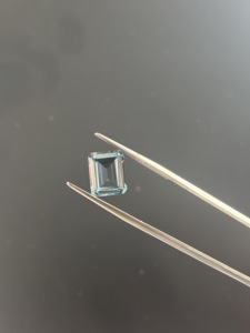 Lab grown Blue <b>Aquamarine</b> Octagon Spinel Cut Faceted For Jewelry Making Loose Gemstone synthetic created certified - Product Image 2