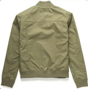 Veste bomber noire unie pour hommes, veste tendance à la mode, veste d'hiver pour hommes - Product Image 2