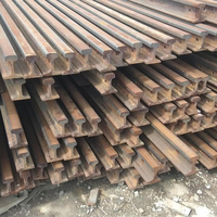 Rails en acier inoxydable R50 usagés de haute qualité pour la fusion ferroviaire, types HMS1 et 2, origine France