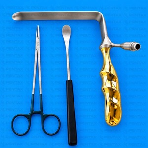 Ensemble de 3 instruments de chirurgie mammaire, chirurgie plastique, kit chirurgical en acier inoxydable allemand, certifié CE classe I par Pentax Surgical - Product Image 1