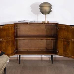 Vandana Royal Detail Pequeña unidad de almacenamiento baja en madera de teca y mango Sheffield - Product Image 2