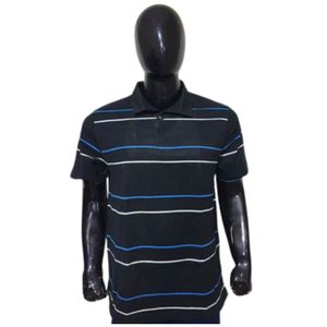 Camiseta de Rugby de Manga Corta para Hombre, de Secado Rápido, Tejido de Punto a Rayas, 100% Poliéster, con Bordado, para Deportes - Product Image 2