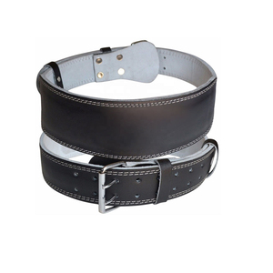 Cinturón de Cuero para Levantamiento de Pesas, Ajustable, con Cierre de Hebilla, Unisex, para Entrenamiento de Fuerza, Equipo de Gimnasio - Product Image 4